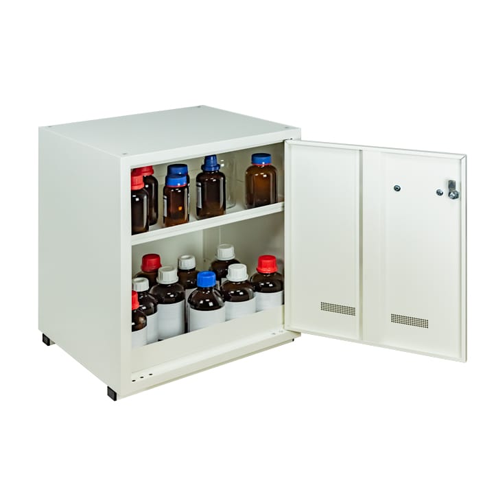 1- door under-bench safety cabinet