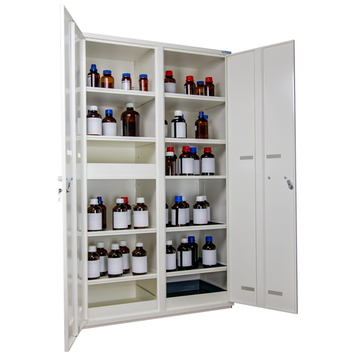2- door tall safety cabinet - 4 compartments