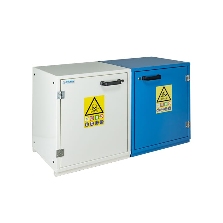 2- door underbench safety cabinet for acids and toxics