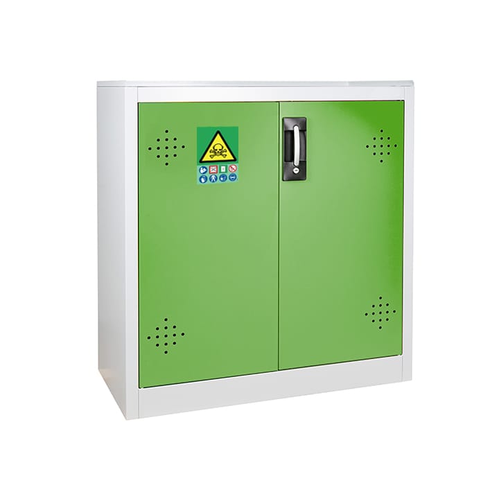 2- green door working cover safety cabinet