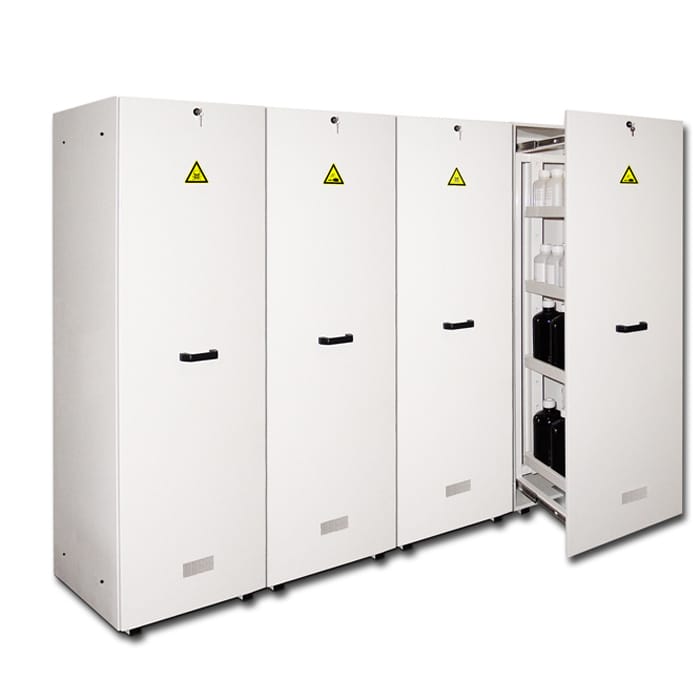 3- sliding door tall safety cabinet - 3 compartments