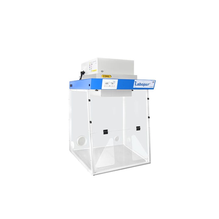 Ductless fume hood 600 mm - 1 Module - for liquid - two openings