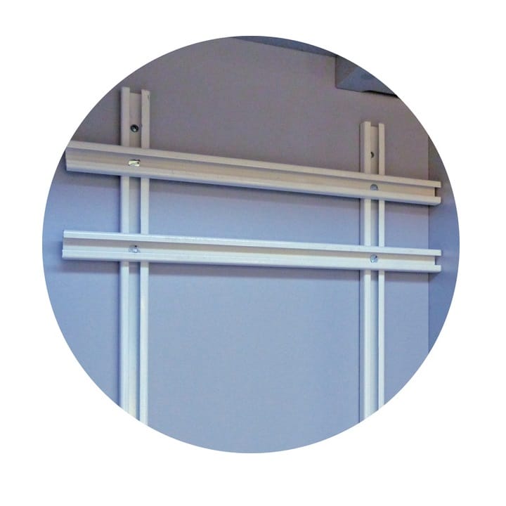 Horizontal rail for mounting 4 cylinders B50