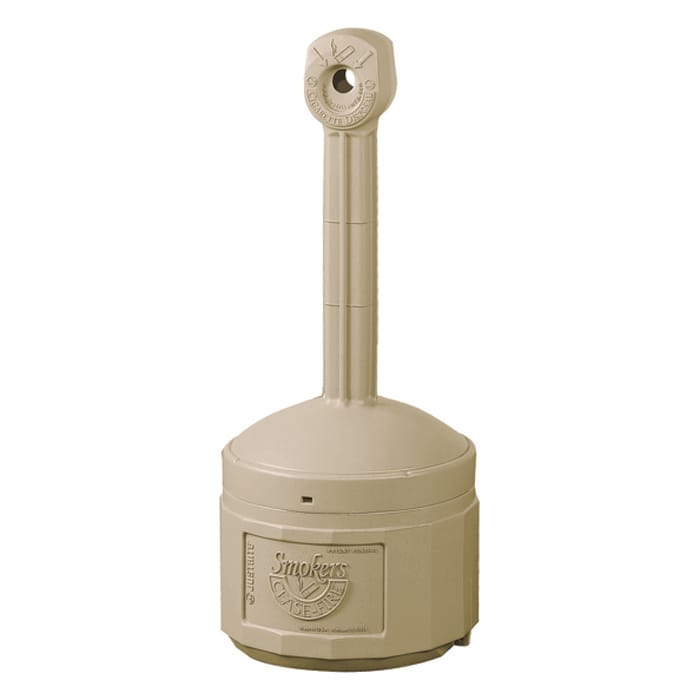 Safety ashtray with recovery seal - Beige