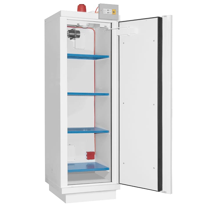 Safety cabinet 90 min lithium batteries hight 1 door + 4 E48Li + Vig190