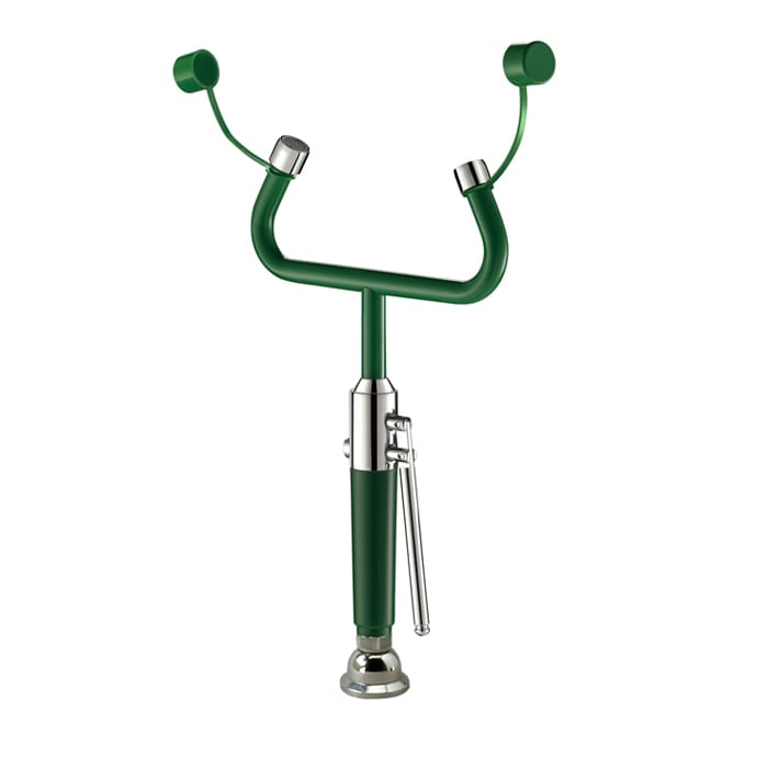 Safety eye-washer - desk mounted for indoor use
