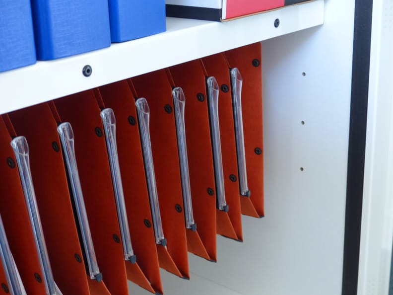 Shelf for suspension files for cabinet 3034DE