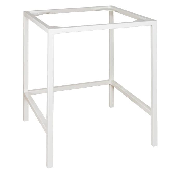 Tubular table with feet for model H06