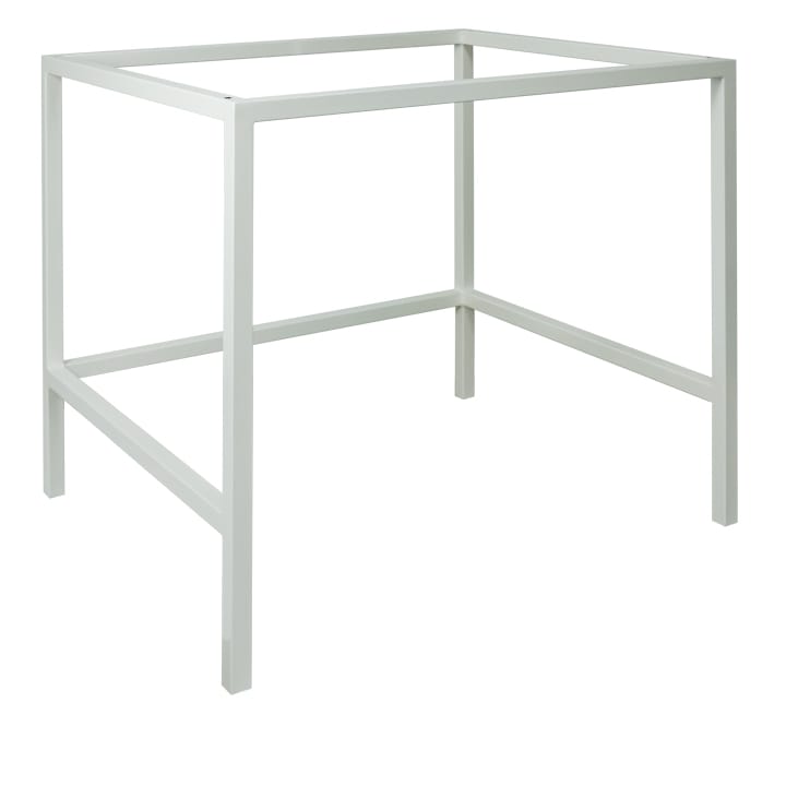 Tubular table with feet for model H09
