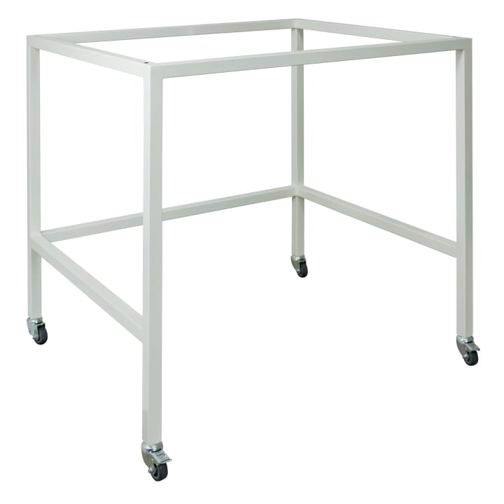 Tubular table with wheels for model H09