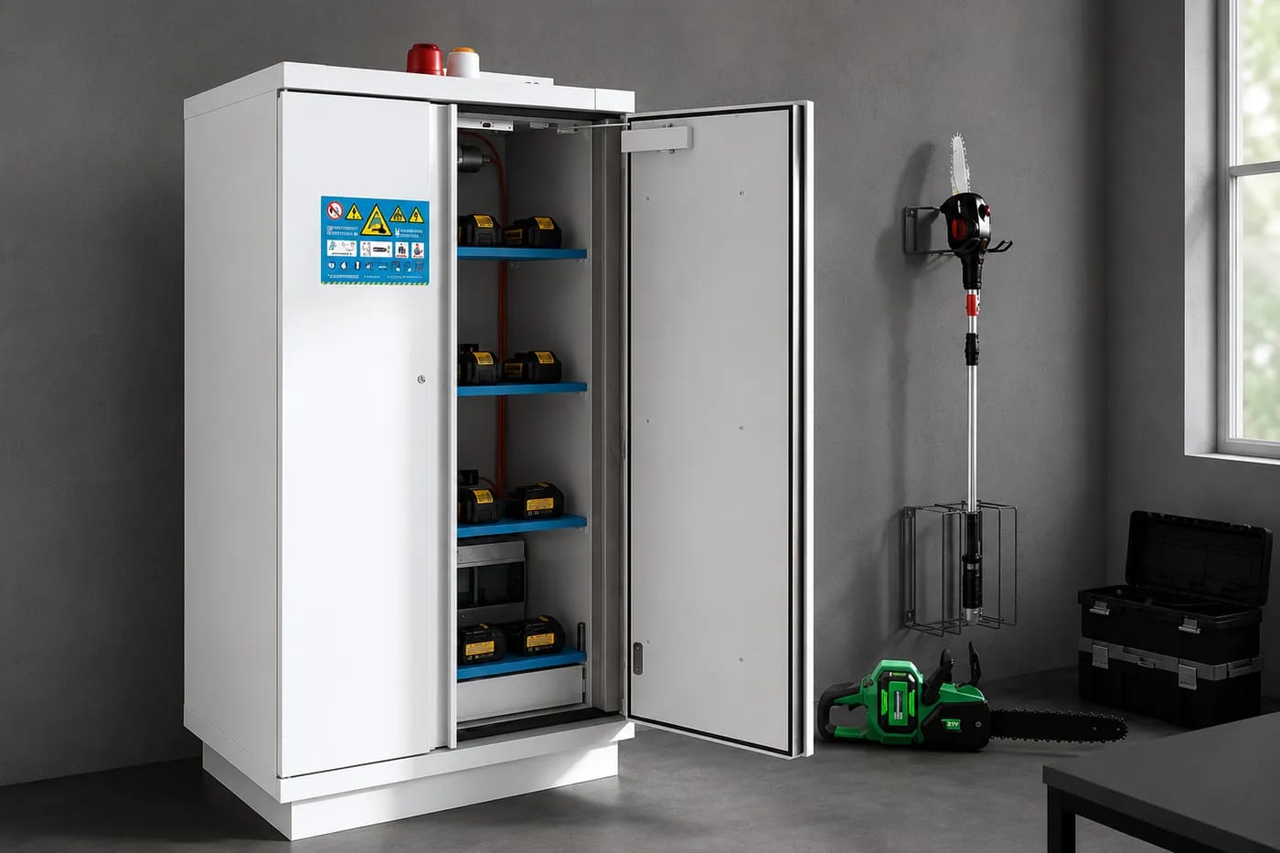 Ecosafe lithium battery safety cabinet
