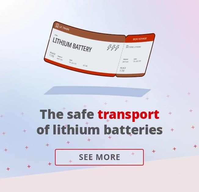 The safe transport of lithium batteries