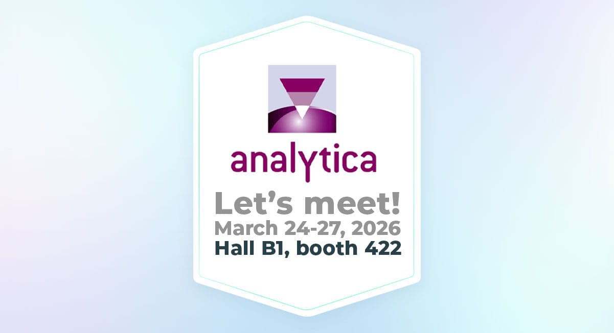 Let's meet at Analytica 2026