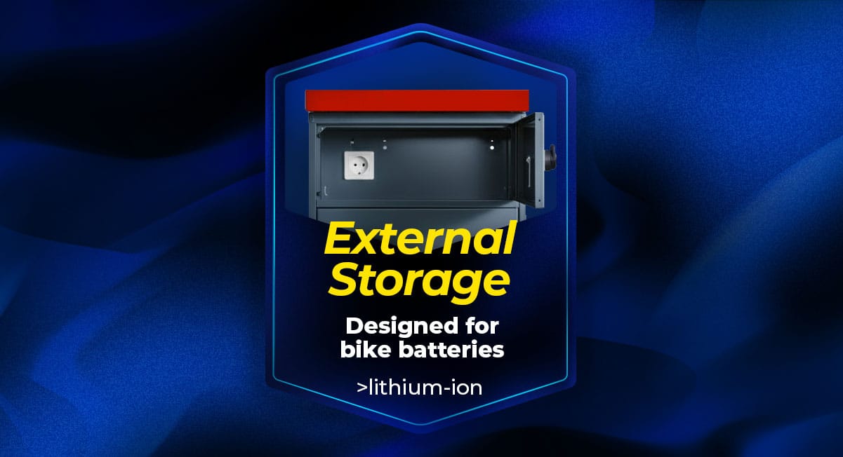 New cabinet for outdoor lithium batteries!