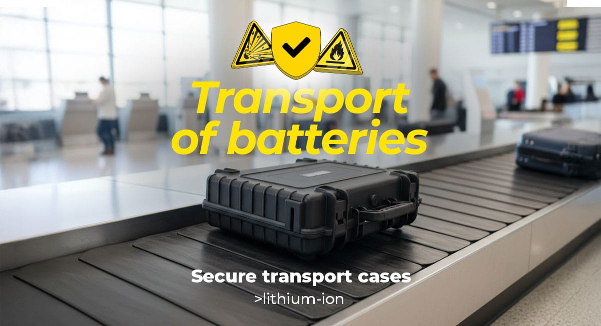 Transporting lithium batteries, by Ecosafe