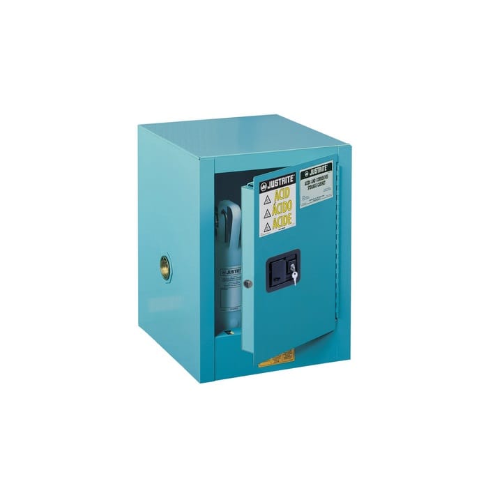 1- door underbench safety cabinet for corrosives