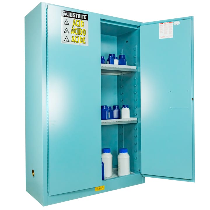 2- door large safety cabinet for corrosives