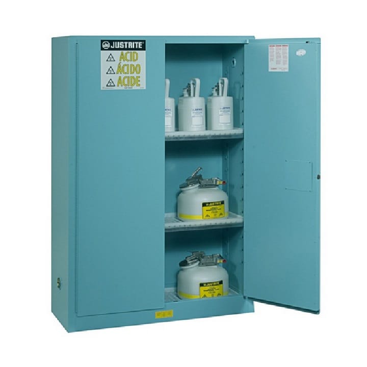 2- door large safety cabinet for corrosives