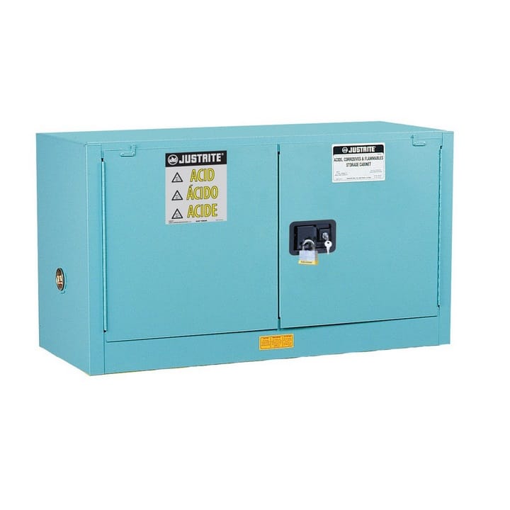 2- door underbench safety cabinet for corrosives