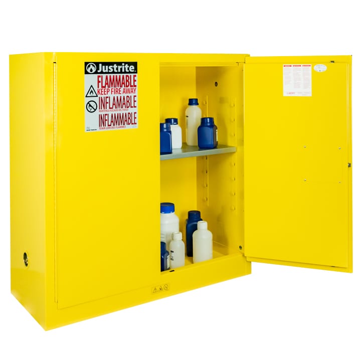 2- door working cover safety cabinet for flammables