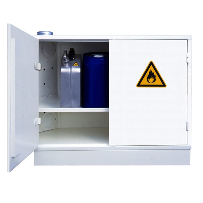 2- door working cover safety cabinet