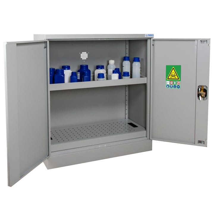 2- door working cover style sheet steel safety cabinet