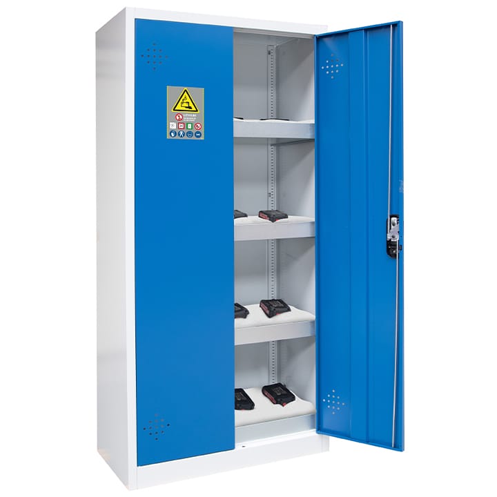 2 doors tall cupboard with 4 fireproof cushions