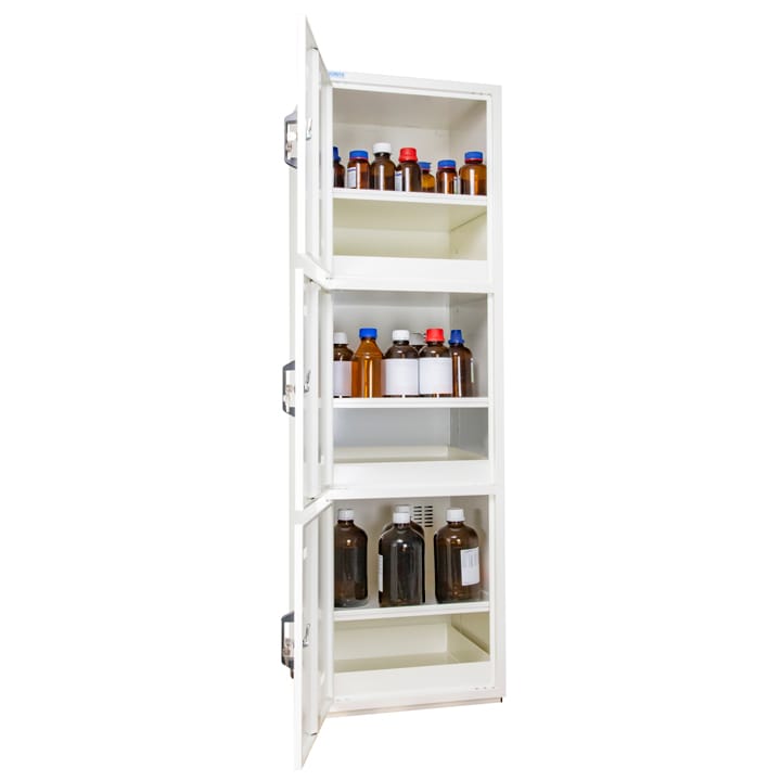 3- door tall safety cabinet - 3 compartments