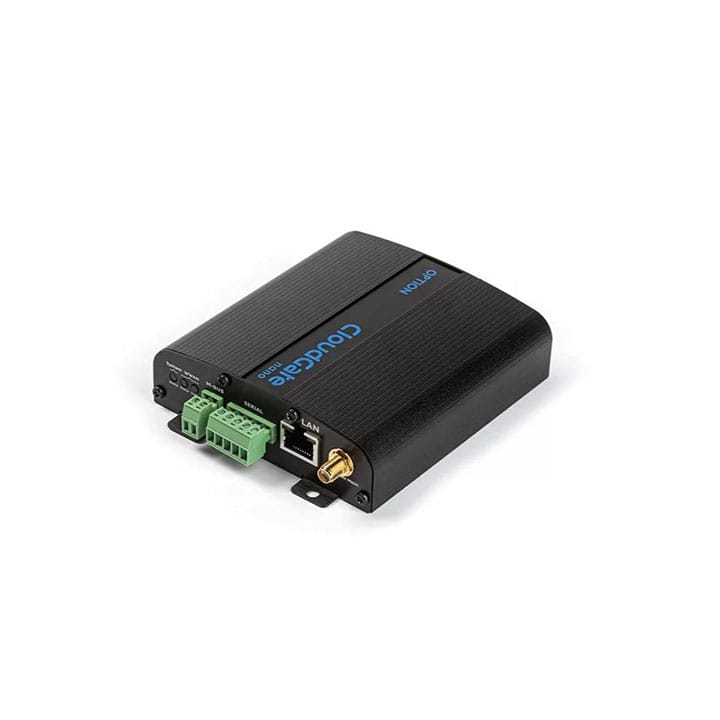 4G transmitter for wireless connection between the connected shelves and the software management
