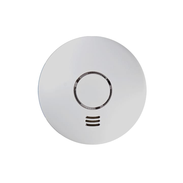 Connected smoke detector with alarm and wifi connection.