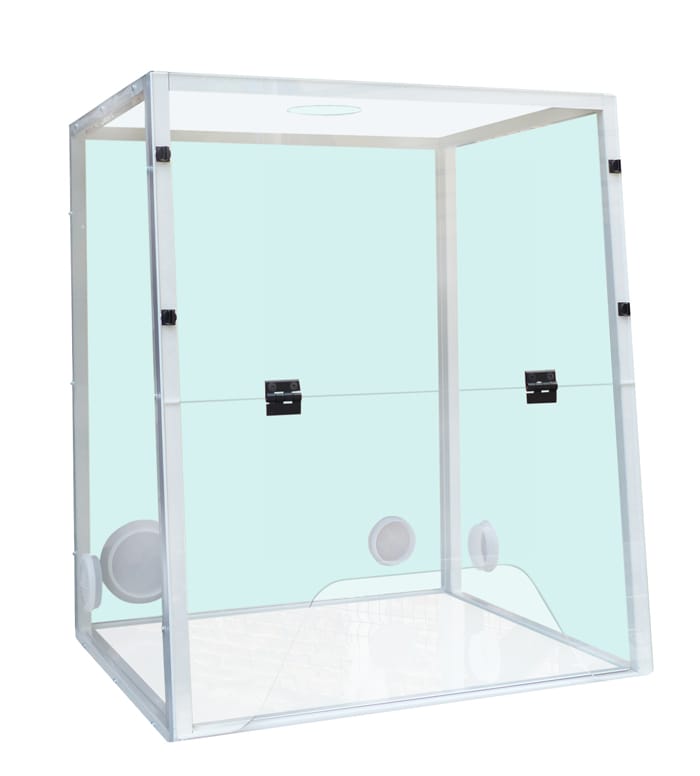Fume hood LABOPUR® H06 for a connection to the outside - 1 trapezoidal opening