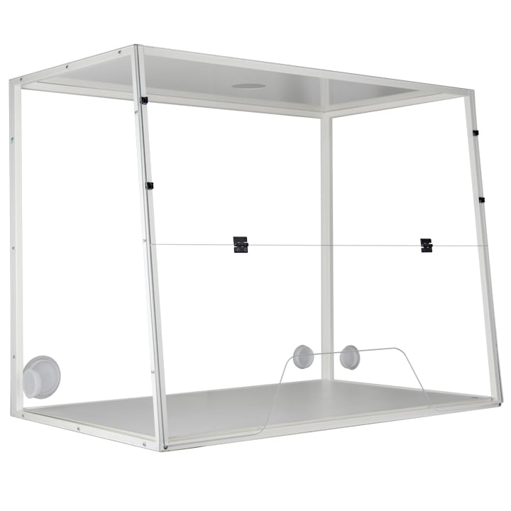 Fume hood LABOPUR® H12 for a connection to the outside - 1 trapezoidal opening