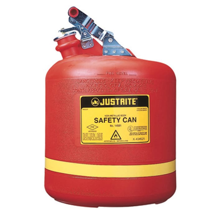 Red safety can for flammables - 19L