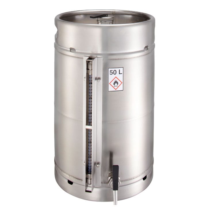 Safety-barrel 50l with self-closing tap ¾