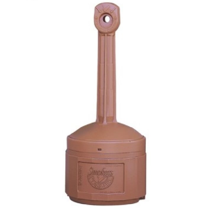 Safety ashtray with recovery seal - Terra cotta