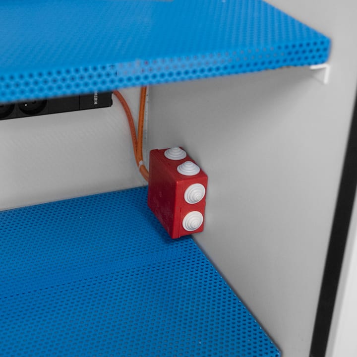 Safety cabinet 90 min for lithium batteries High 2 doors + VIG290 + 4 E35LI