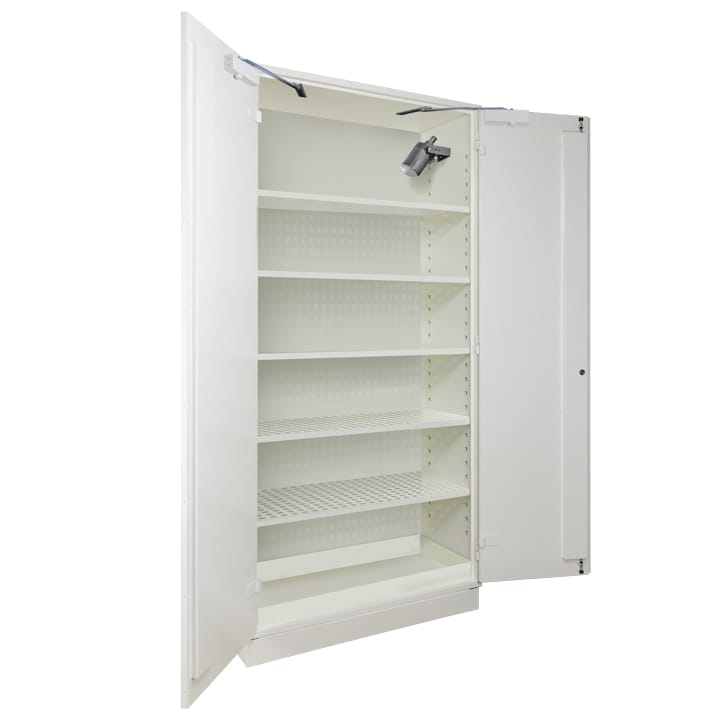Safety cabinet lithium batteries tall 2 doors + EX200Li + 5 E04Li