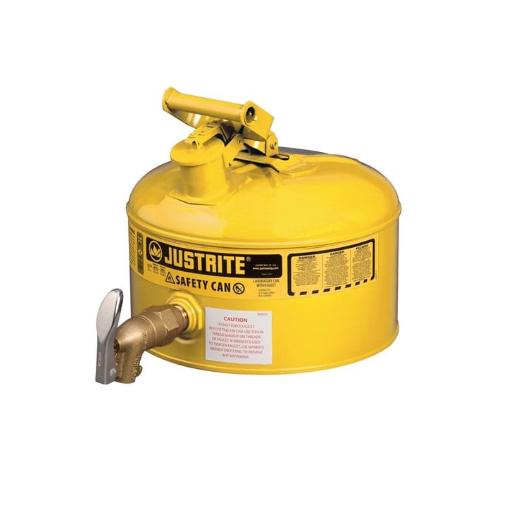Safety can for flammable liquids with a faucet - 9,5L