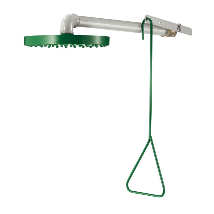 Safety shower - wall mounted for indoor use