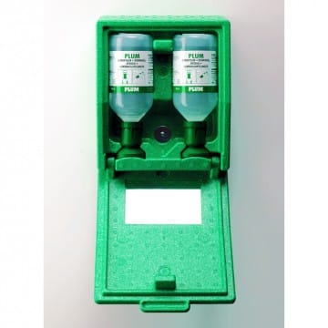 Station with 1x 200 mL of pH neutral solution and 1x 500 mL of sterile sodium chloride solution
