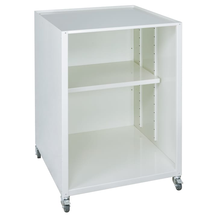 Trolley with adjustable shelf for H06