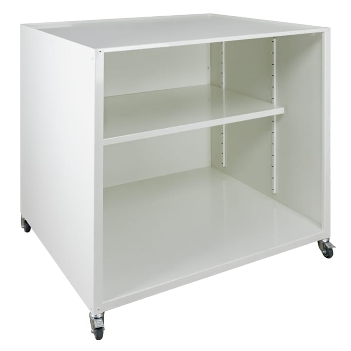 Trolley with adjustable shelf for H09
