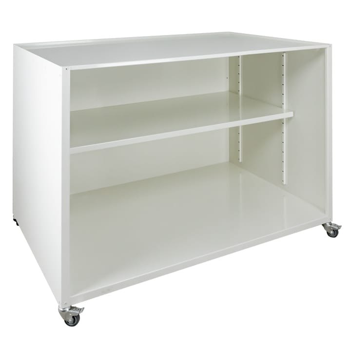 Trolley with adjustable shelf for H12