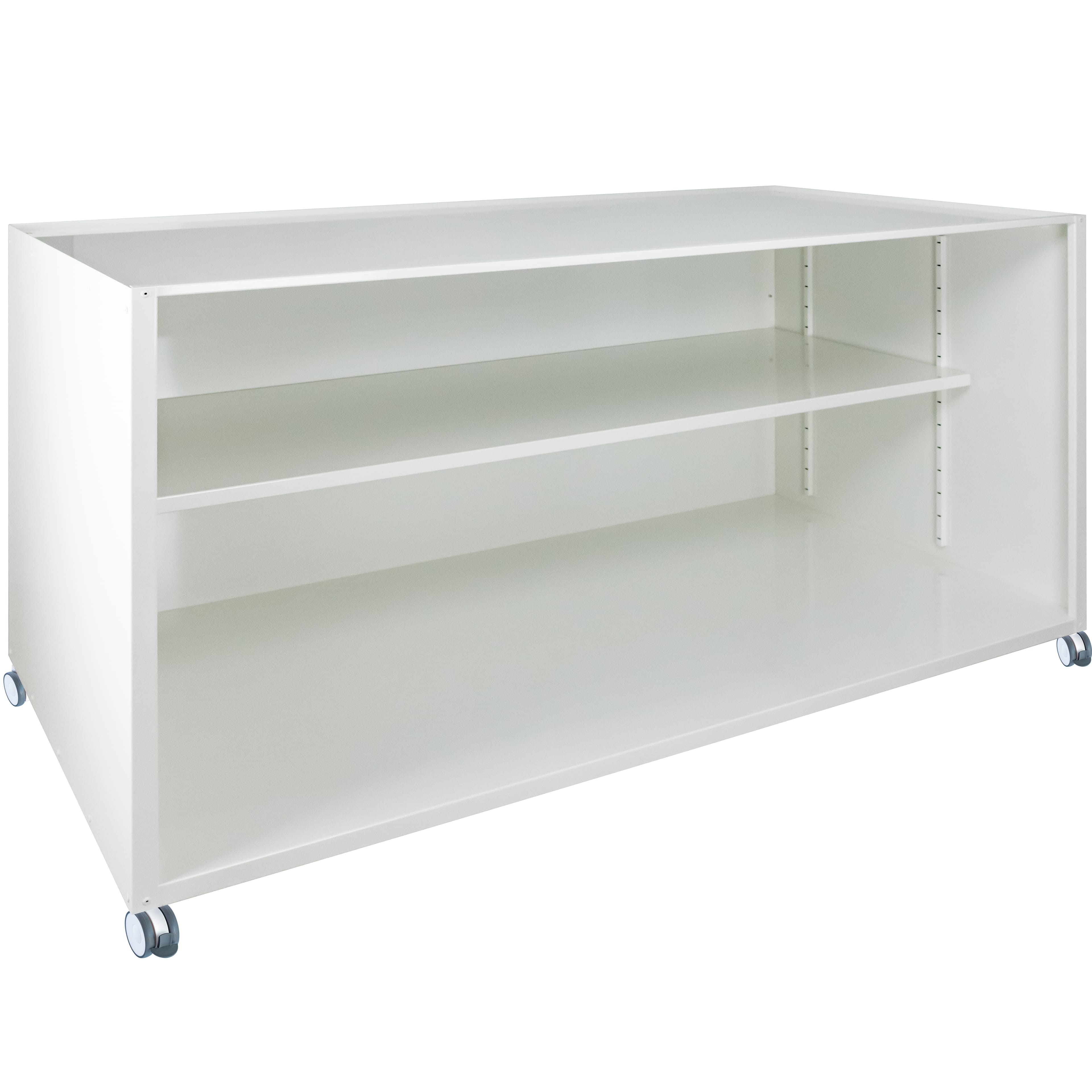 Trolley with adjustable shelf for H18