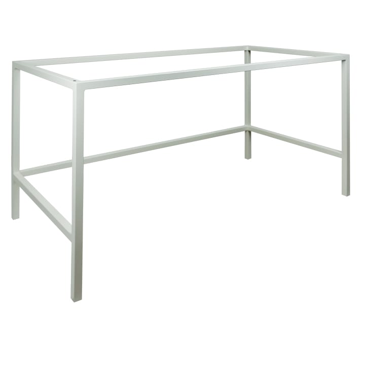Tubular table with feet for model H15