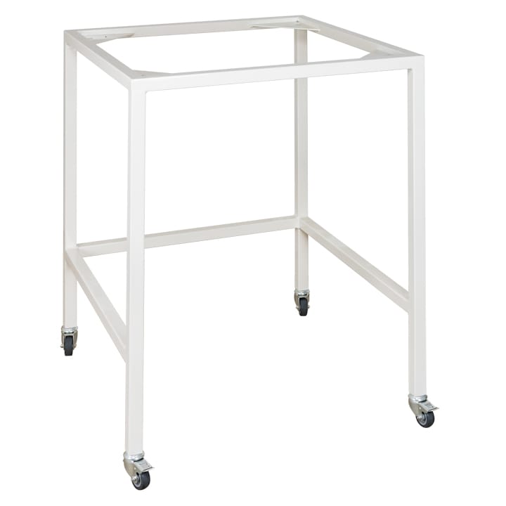 Tubular table with wheels for model H06