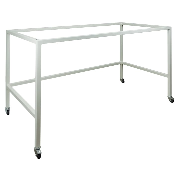 Tubular table with wheels for model H15
