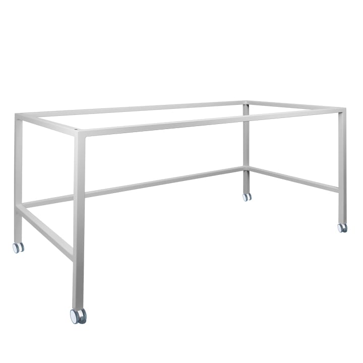 Tubular table with wheels for model H18