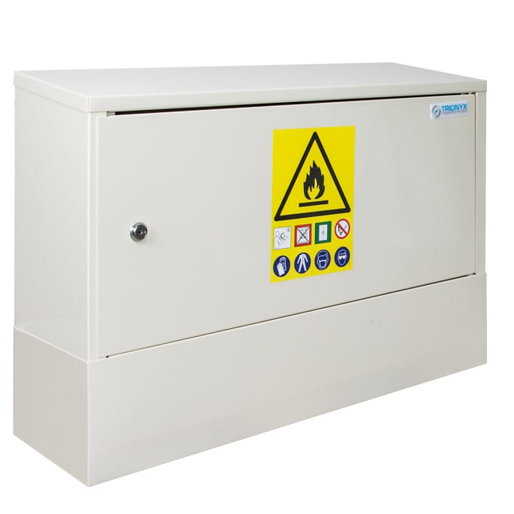 Under-bench safety cabinet for flammable products - With CO2 extinguisher