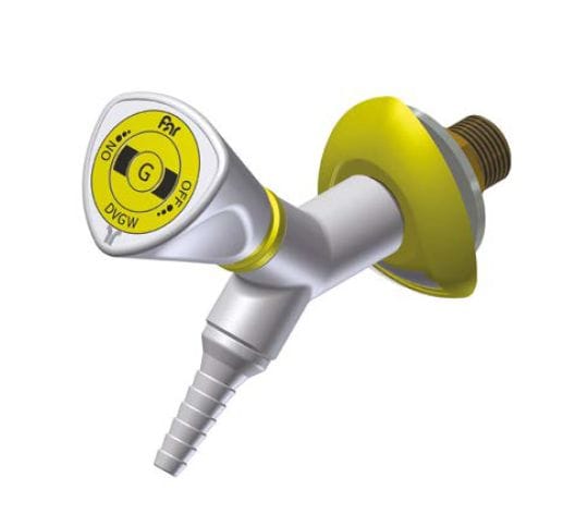 Gas valve with solenoid valve